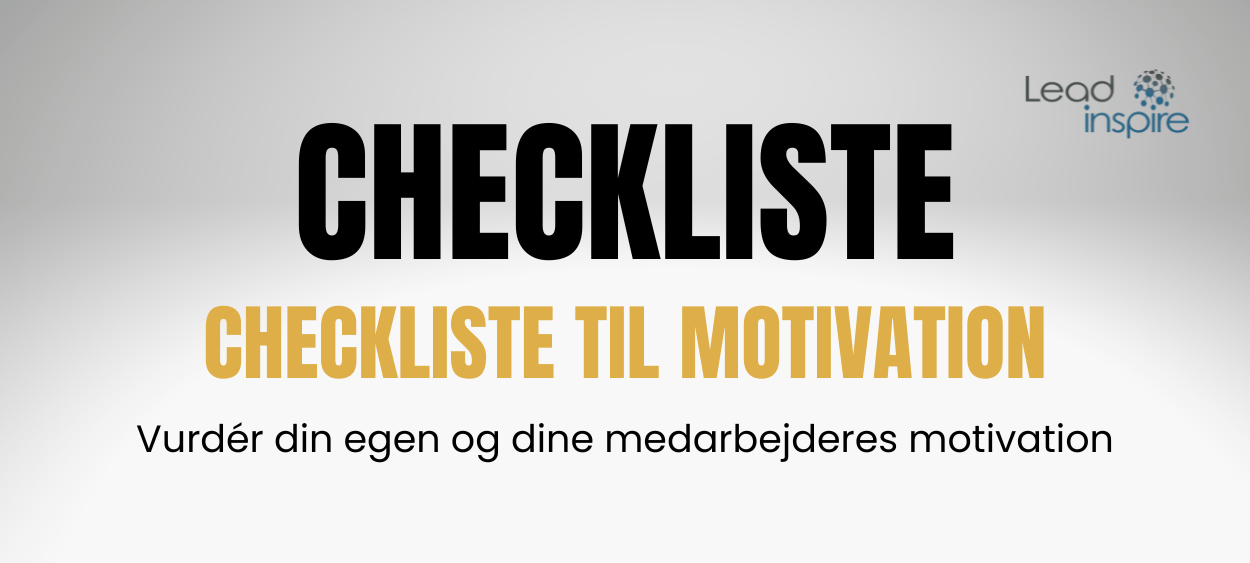 Gratis download checkliste til motivation